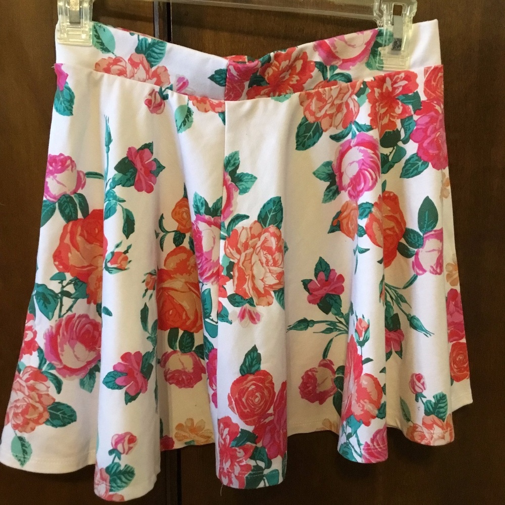 Floral Skater Skirt